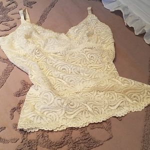 Bebe Lace Camisole Top Size Medium NWOT
